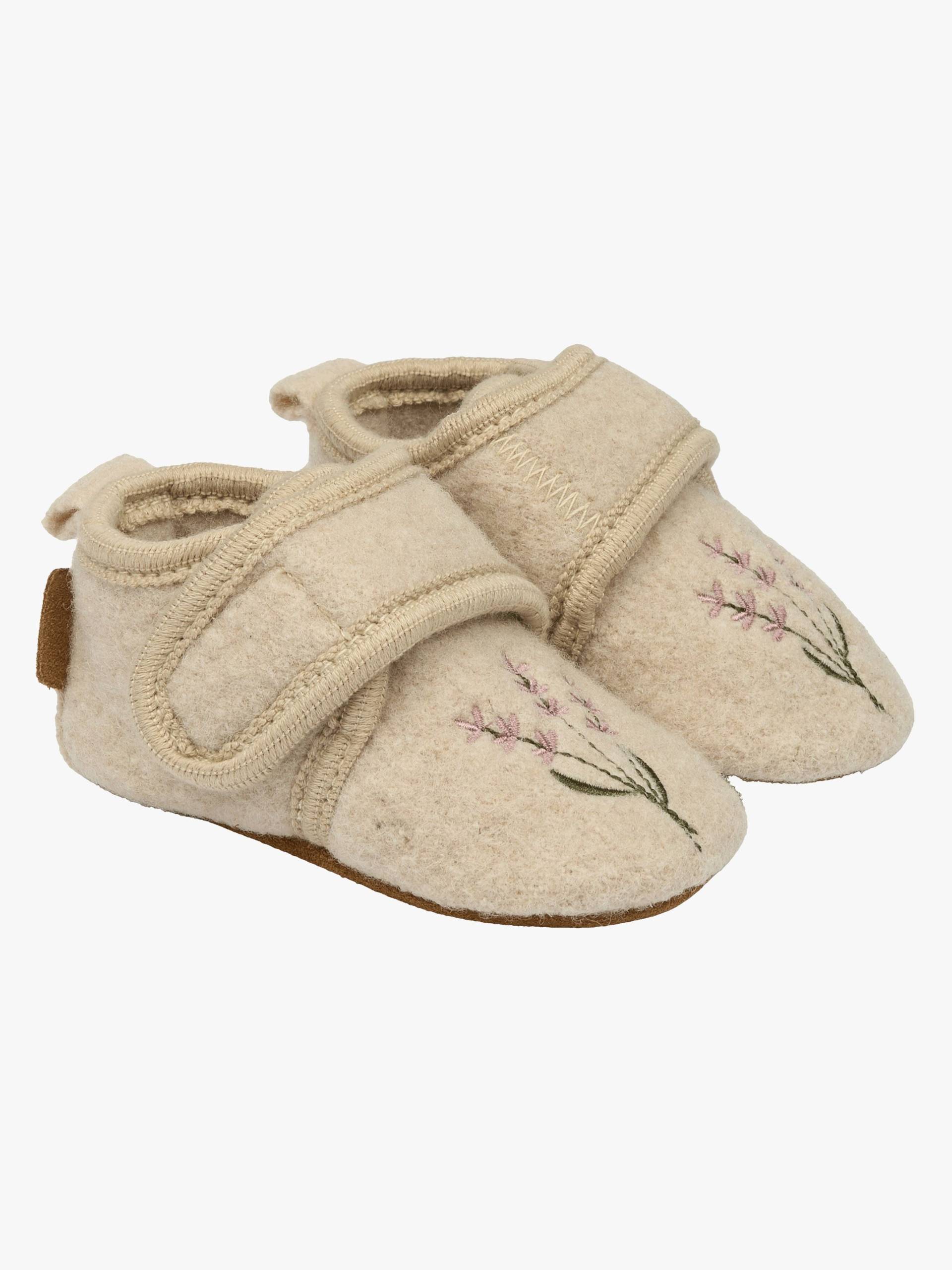 Mikk-Line Hausschuhe Wolle, Off White, 6-12 Monate von Mikk-Line