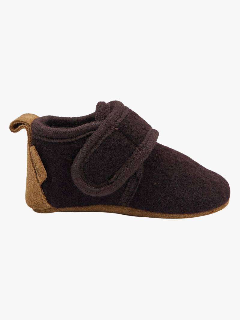 Mikk-Line Hausschuhe aus Wolle, Raisin, 24-36 Monate von Mikk-Line