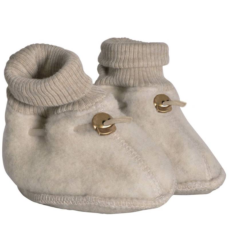 Mikk-Line Krabbelschuhe - Wolle - Melange Offwhite - Mikk-Line - 50/56 - Krabbelschuhe Mikk-Line Krabbelschuhe - Wolle - Melange Offwhite - Mikk-Line - 50/56 - Krabbelschuhe von Mikk-Line