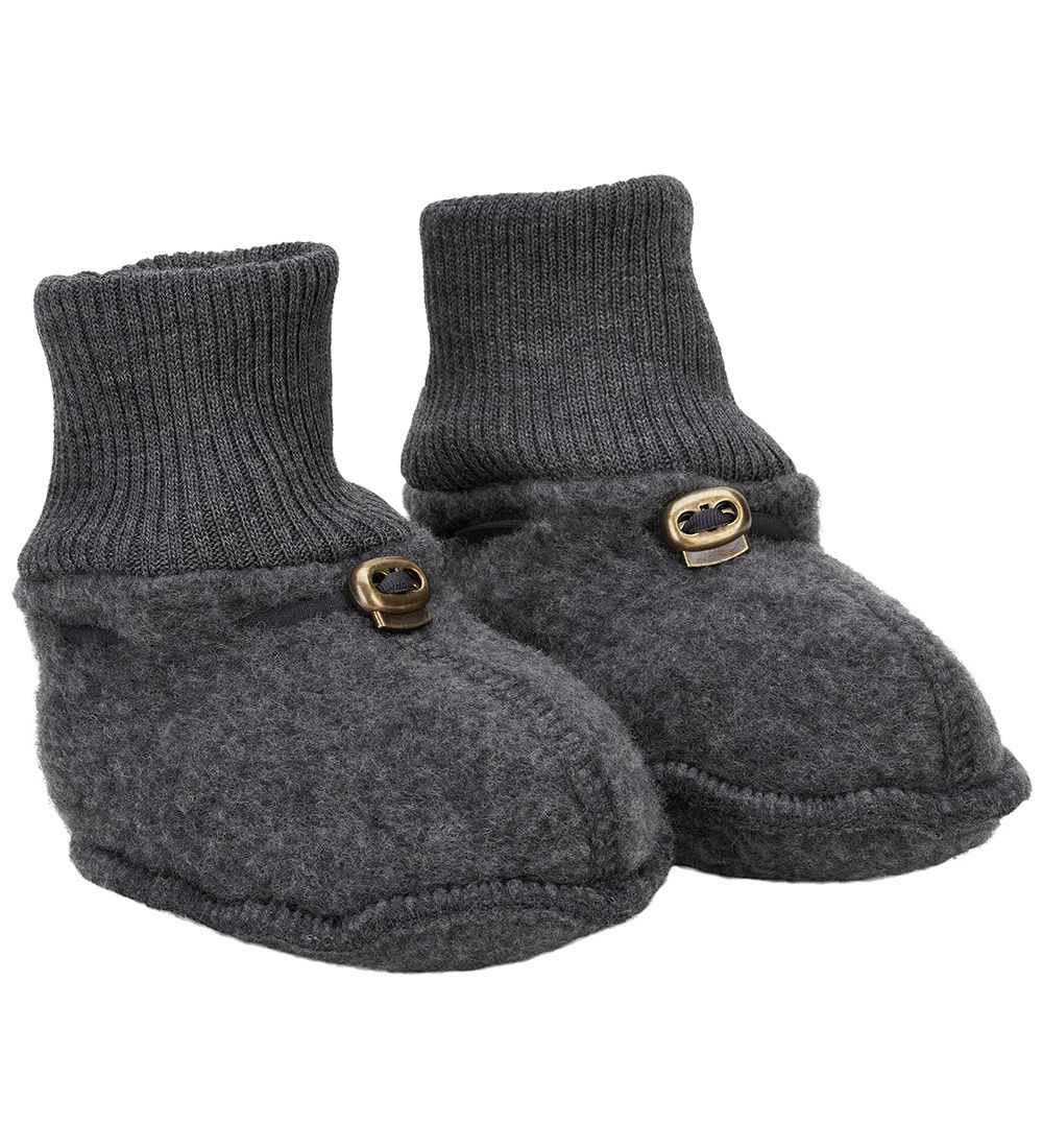Mikk-Line Krabbelschuhe - Wolle - Noos - Anthracite Melange - Mikk-Line - 62/68 - Krabbelschuhe Mikk-Line Krabbelschuhe - Wolle - Noos - Anthracite Melange - Mikk-Line - 62/68 - Krabbelschuhe von Mikk-Line
