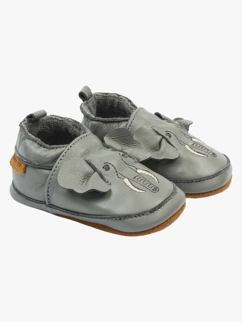 Mikk-Line Leather Hausschuhe, Elephant, 24-36 Monate von Mikk-Line