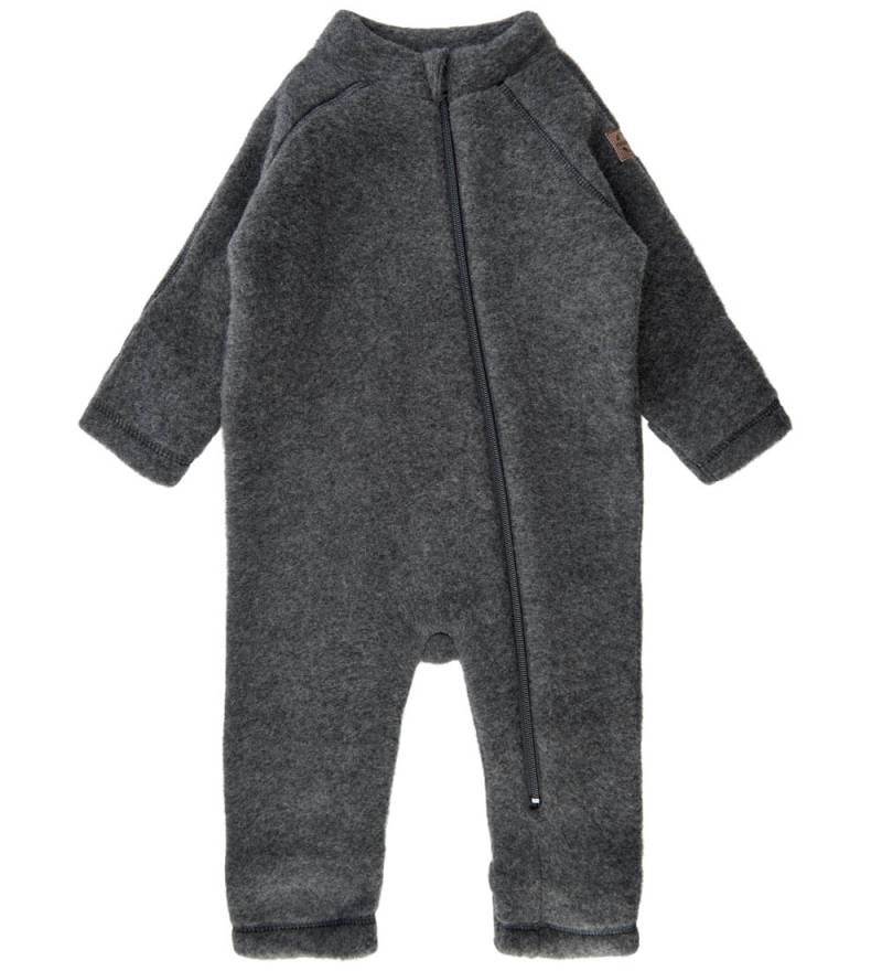 Mikk-Line Overall - Wolle - Anthrazitgrau-Meliert - Mikk-Line - 4 Jahre (104) - Overalls von Mikk-Line