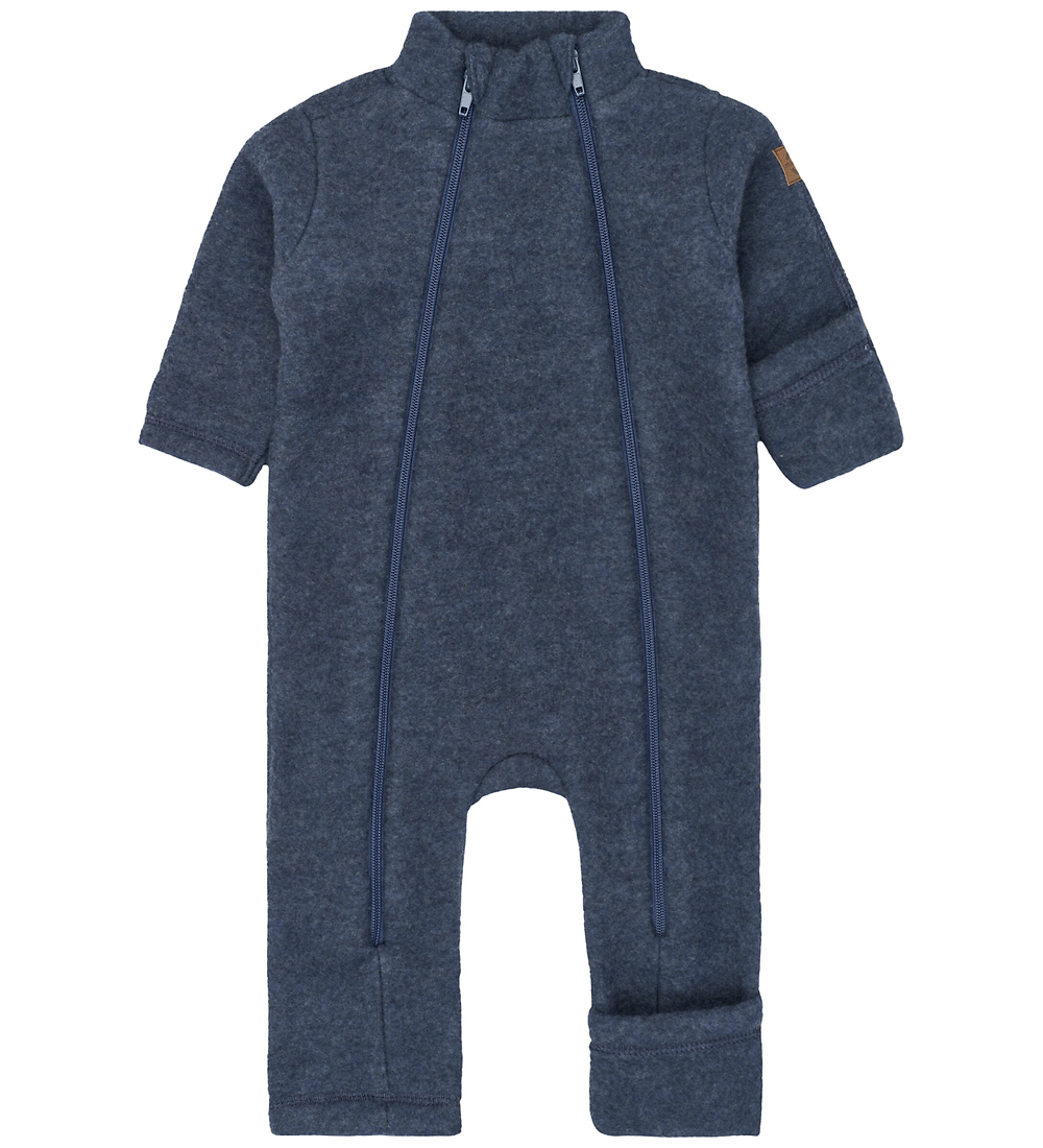 Mikk-Line Overall - Wolle - Blue Melange - Mikk-Line - 1½ Jahre (86) - Overalls von Mikk-Line