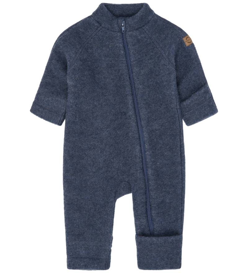 Mikk-Line Overall - Wolle - Blue Melange - Mikk-Line - 1 Jahr (80) - Overalls von Mikk-Line
