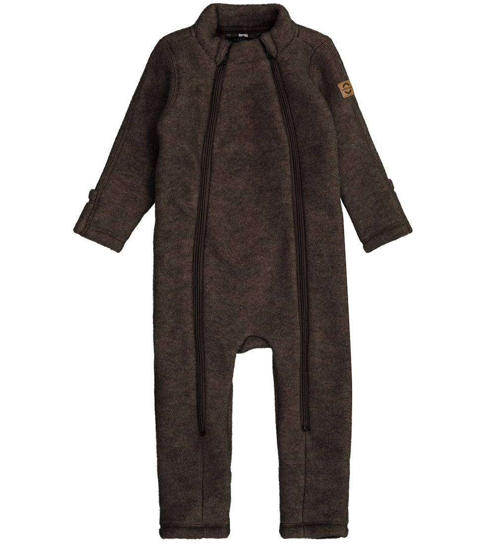 Mikk-Line Overall - Wolle - Dark Brown Melange - Mikk-Line - 62 - Overalls Mikk-Line Overall - Wolle - Dark Brown Melange - Mikk-Line - 62 - Overalls von Mikk-Line