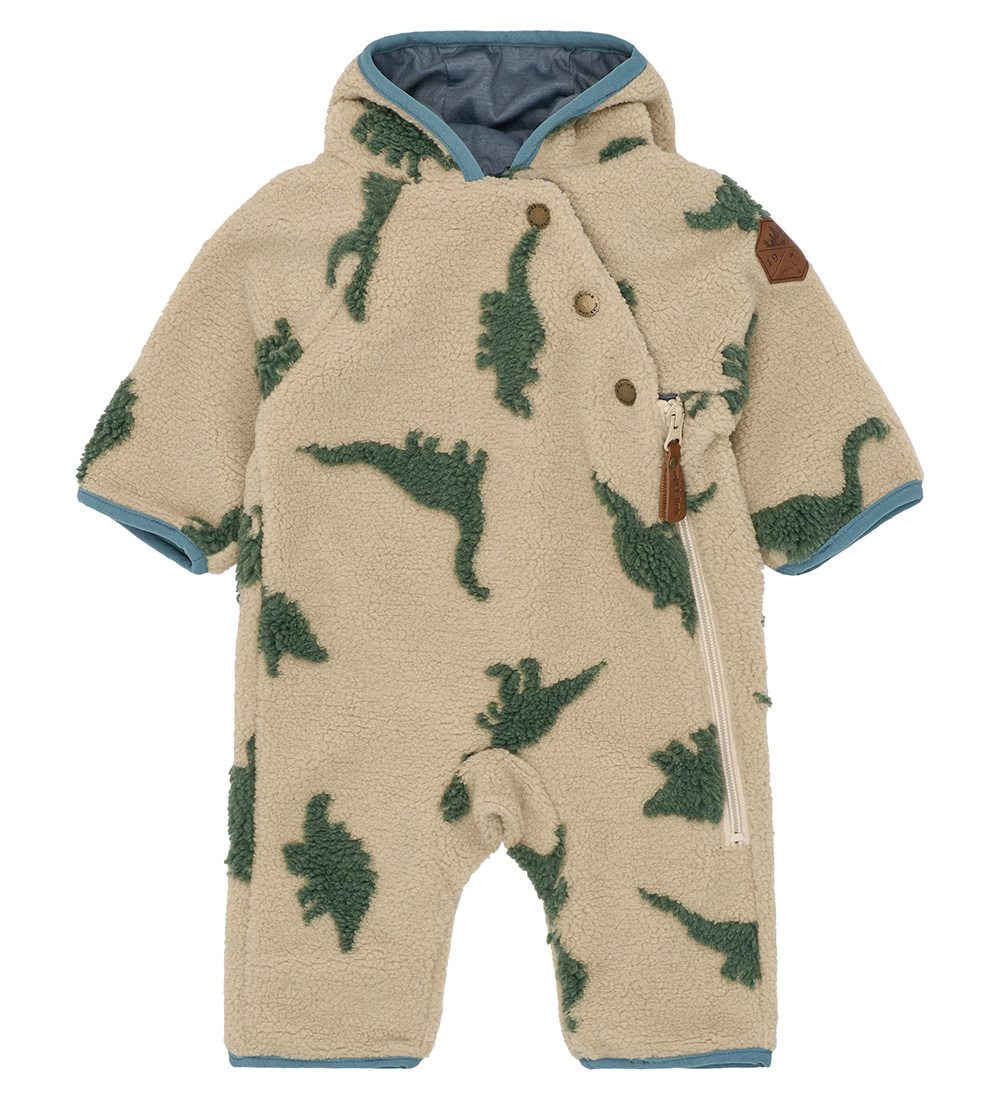 Mikk-Line Overall m. Hood - Teddy - Dino AOP - Mikk-Line - 1½ Jahre (86) - Overalls von Mikk-Line