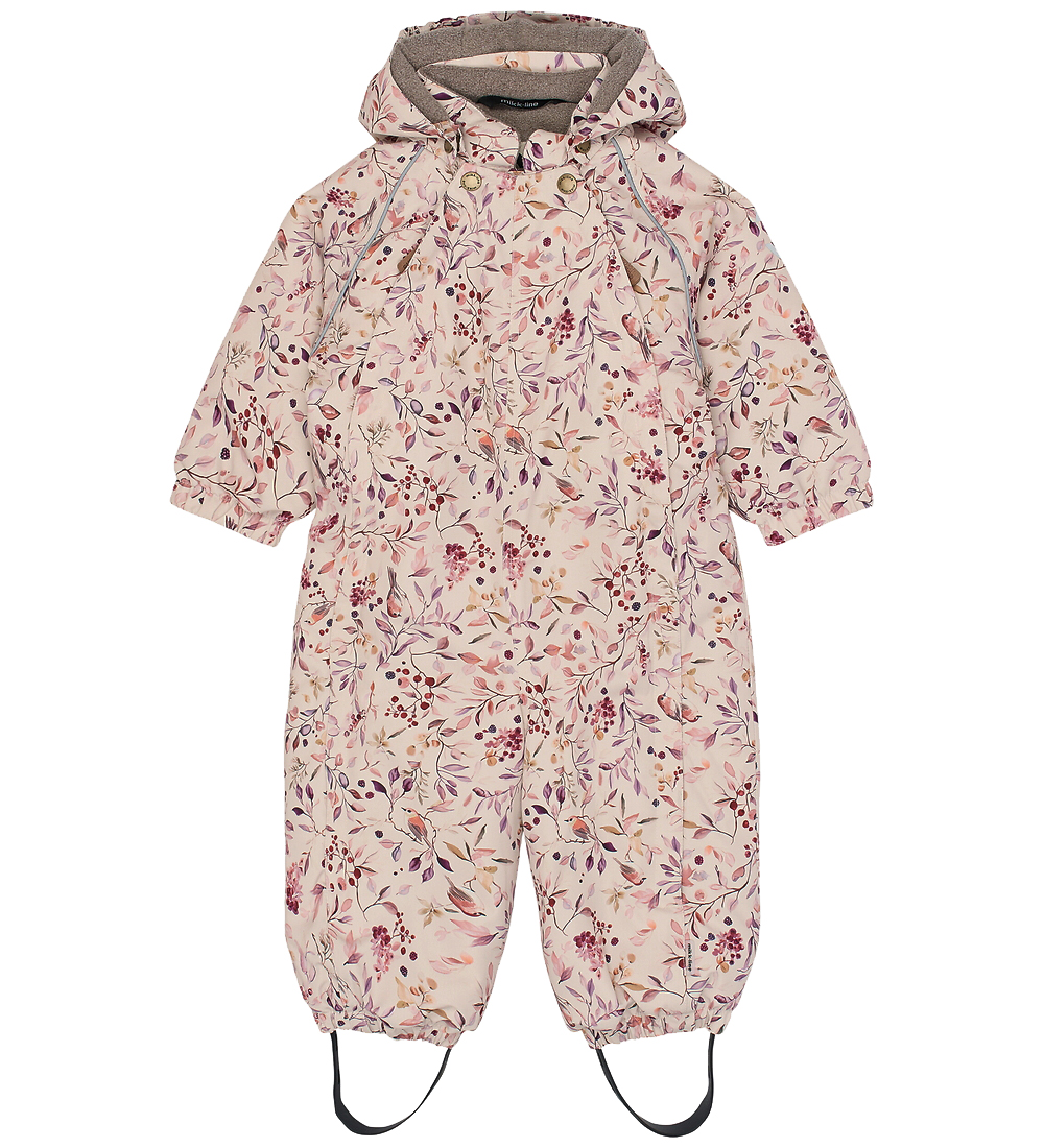 Mikk-Line Schneeanzug - Polyester - Baby - Beeren & Birds AOP - Mikk-Line - 4 Jahre (104) - Schneeanzüge von Mikk-Line