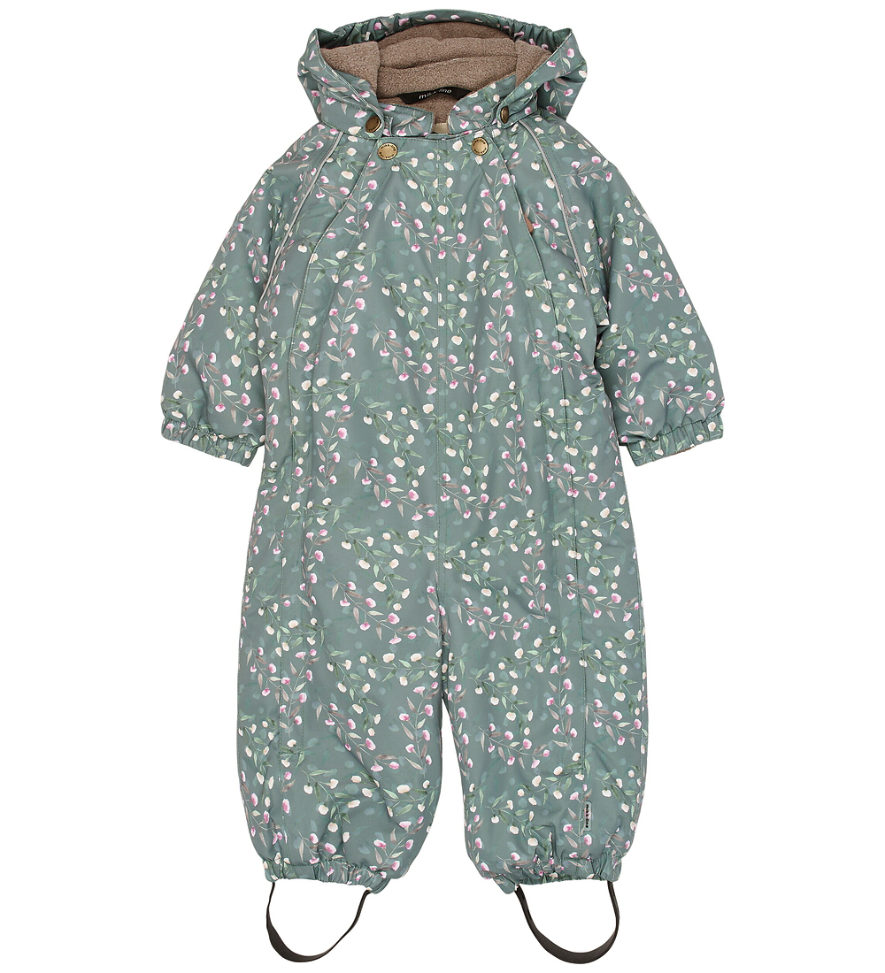 Mikk-Line Schneeanzug - Polyester - Baby - Floral Shadow AOP - Mikk-Line - 1 Jahr (80) - Schneeanzüge von Mikk-Line
