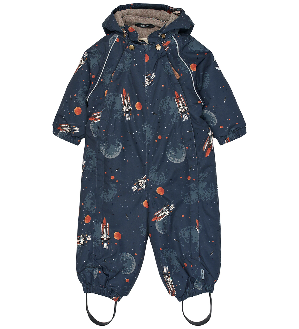 Mikk-Line Schneeanzug - Polyester - Baby - Space AOP - Mikk-Line - 1 Jahr (80) - Schneeanzüge von Mikk-Line