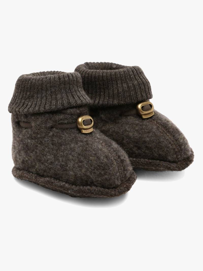 Mikk-Line Überziehschuhe Merinowolle, Dark Brown Melange, 74-80 Mikk-Line Überziehschuhe Merinowolle, Dark Brown Melange, 74-80 von Mikk-Line