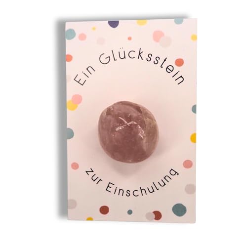 Milaboo® Glücksstein zur Einschulung I Geschenk für das Schulkind 2025 I Kleinigkeiten für die Schultüte (Glücksstein Einschulung) von Milaboo