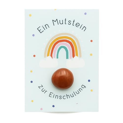 Milaboo® Mutstein Schulkind I Geschenk zur Einschulung (Schulkind) von Milaboo