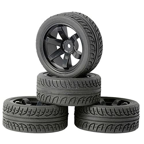 4 Stücke RC Autoreifen 1/16 1//14 Modifizierte Montage Kraftfahrzeug Teil Modell Reifen für Klettern Geländewagen, Schwarz 4 Stücke RC Autoreifen 1/16 1//14 Modifizierte Montage Kraftfahrzeug Teil Modell Reifen für Klettern Geländewagen, Schwarz von Milageto