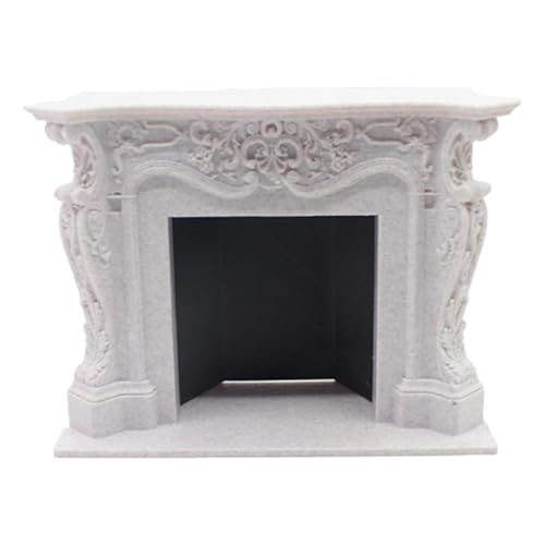 Milageto 1/12 Dollhouse Mini Kamin Miniaturmöbel Realistisch vorgetäuscht Spielen Milageto 1/12 Dollhouse Mini Kamin Miniaturmöbel Realistisch vorgetäuscht Spielen von Milageto