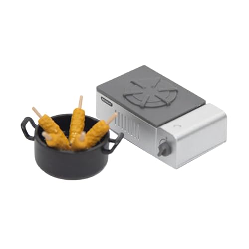Milageto 1/12 Dollhouse Miniatur Cookware DIY Micro Landscape Gastove Model Simulation Dollhouse Zubehör Küche Dekoration, Spieß Milageto 1/12 Dollhouse Miniatur Cookware DIY Micro Landscape Gastove Model Simulation Dollhouse Zubehör Küche Dekoration, Spieß von Milageto