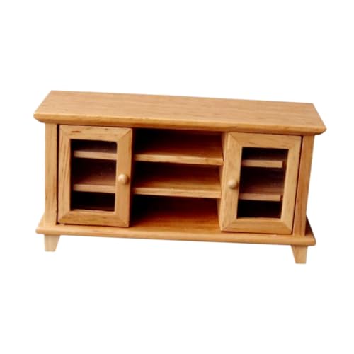 Milageto 1/12 Dollhouse TV Cabinet Model Miniature Dollhouse Wohnzimmer Holzmöbel für Diorama Accessoires Dekor Dekor Milageto 1/12 Dollhouse TV Cabinet Model Miniature Dollhouse Wohnzimmer Holzmöbel für Diorama Accessoires Dekor Dekor von Milageto