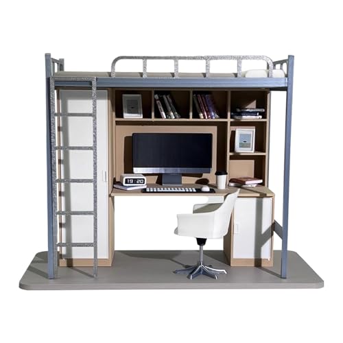 Milageto 1/12 Puppenhaus Miniatur Universität Wohnheim Szene Mini Pretend Spielen Möbel Miniatur Puppenhaus Zubehör Milageto 1/12 Puppenhaus Miniatur Universität Wohnheim Szene Mini Pretend Spielen Möbel Miniatur Puppenhaus Zubehör von Milageto