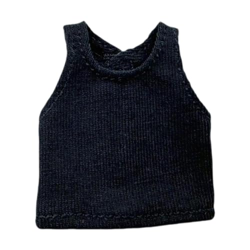 Milageto 1/12 Puppenstrickweste, Machen Sie Ihre eigenen Puppen für, Geburtstagsgeschenk, Kleidung, DIY-Puppenpullover, Cosplay für 14 cm, Modemädchen, Schwarz Milageto 1/12 Puppenstrickweste, Machen Sie Ihre eigenen Puppen für, Geburtstagsgeschenk, Kleidung, DIY-Puppenpullover, Cosplay für 14 cm, Modemädchen, Schwarz von Milageto