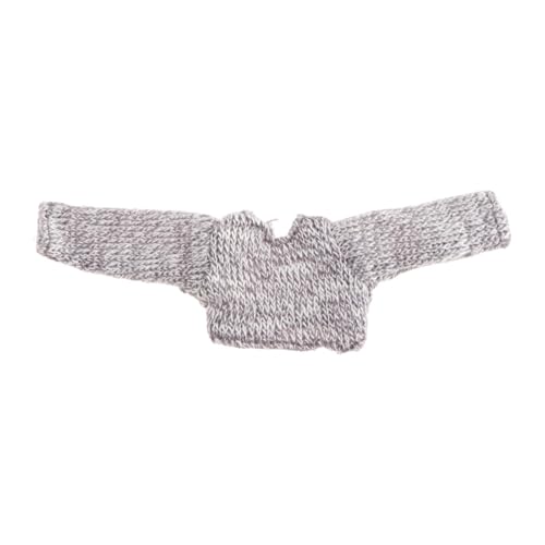 Milageto 1/12 weiblicher Puppenpullover, Pullover -Pullover -Accessoire, Langarm, Mode Mini -Puppenkleidung für 6 -Zoll -Action -Figuren, Grau Milageto 1/12 weiblicher Puppenpullover, Pullover -Pullover -Accessoire, Langarm, Mode Mini -Puppenkleidung für 6 -Zoll -Action -Figuren, Grau von Milageto