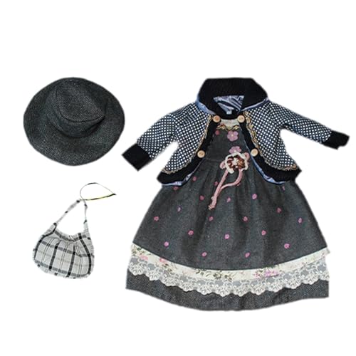Milageto 1/3 Keramikpuppenkleider Puppenkleidung Flexibilität Koordination Dekoration DIY Accessoires Dress Up Outifit für 60 cm-65cm Puppe , Schwarz Milageto 1/3 Keramikpuppenkleider Puppenkleidung Flexibilität Koordination Dekoration DIY Accessoires Dress Up Outifit für 60 cm-65cm Puppe , Schwarz von Milageto