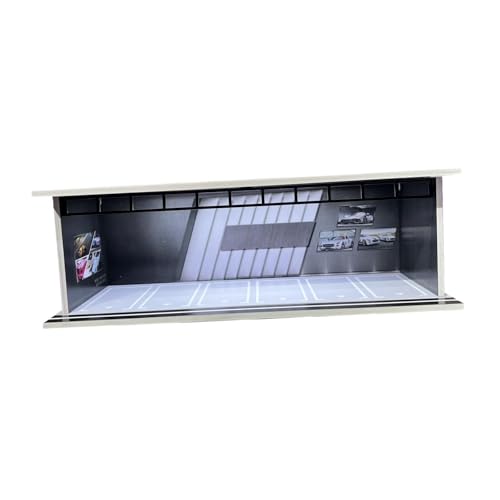 Milageto 1/64 Modellauto-Vitrine, Auto-Garage-Vitrine, Display-Ständer, Desktop-Dekor, Fahrzeugmodell-Gehäuse für Sammler von Legierungsautos, Style B Milageto 1/64 Modellauto-Vitrine, Auto-Garage-Vitrine, Display-Ständer, Desktop-Dekor, Fahrzeugmodell-Gehäuse für Sammler von Legierungsautos, Style B von Milageto