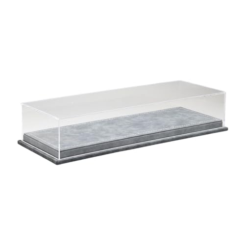 Milageto 1/64 Modellauto-Vitrine, Displaybox, transparente Vitrine, Sammlergeschenk, Desktop-Wohnkultur, Aufbewahrungskoffer für Druckgussautos, Grau Milageto 1/64 Modellauto-Vitrine, Displaybox, transparente Vitrine, Sammlergeschenk, Desktop-Wohnkultur, Aufbewahrungskoffer für Druckgussautos, Grau von Milageto