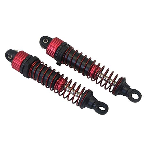 Milageto 1 Paar 1/16 RC Stoßdämpfer für 9130 9136 9137 Modell 4WD Zubehör von Milageto
