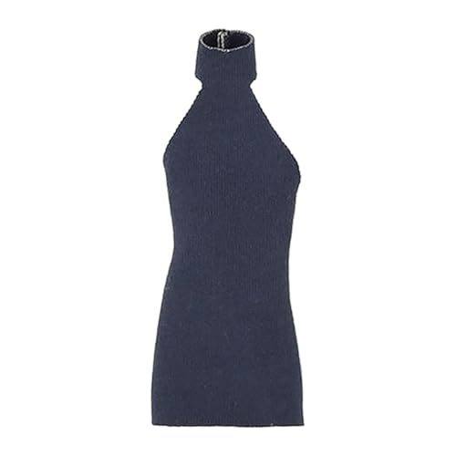 Milageto 1:12 Damenkleid, elastisches Mini-Puppenkleid, Kostüm, Miniatur, Cosplay-Outfit für weibliche Puppen, Kleidung für 6' Actionfigurenkörper , Dunkelblau Milageto 1:12 Damenkleid, elastisches Mini-Puppenkleid, Kostüm, Miniatur, Cosplay-Outfit für weibliche Puppen, Kleidung für 6' Actionfigurenkörper , Dunkelblau von Milageto
