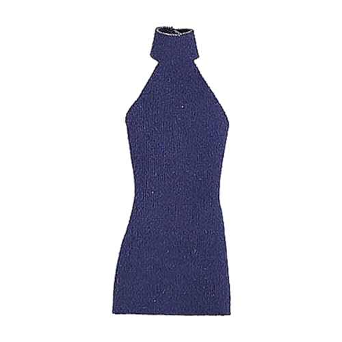Milageto 1:12 Damenkleid, elastisches Mini-Puppenkleid, Kostüm, Miniatur, Cosplay-Outfit für weibliche Puppen, Kleidung für 6' Actionfigurenkörper , Marine Milageto 1:12 Damenkleid, elastisches Mini-Puppenkleid, Kostüm, Miniatur, Cosplay-Outfit für weibliche Puppen, Kleidung für 6' Actionfigurenkörper , Marine von Milageto