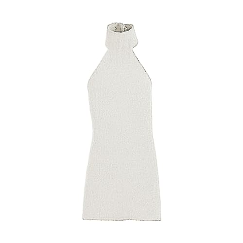 Milageto 1:12 Damenkleid, elastisches Mini-Puppenkleid, Kostüm, Miniatur, Cosplay-Outfit für weibliche Puppen, Kleidung für 6' Actionfigurenkörper , Weiß Milageto 1:12 Damenkleid, elastisches Mini-Puppenkleid, Kostüm, Miniatur, Cosplay-Outfit für weibliche Puppen, Kleidung für 6' Actionfigurenkörper , Weiß von Milageto