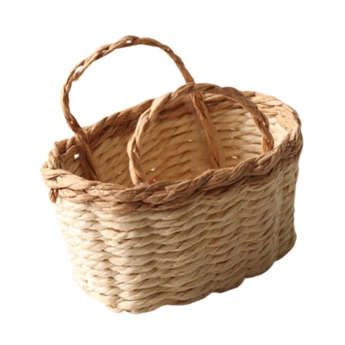 Milageto 1:12 Gemüse Lebensmittelbehälter Dollhouse Accessorie Mini gewebtes Puppenhauskorb für Home Micro Landscape Fairy Küche, Hoch Milageto 1:12 Gemüse Lebensmittelbehälter Dollhouse Accessorie Mini gewebtes Puppenhauskorb für Home Micro Landscape Fairy Küche, Hoch von Milageto