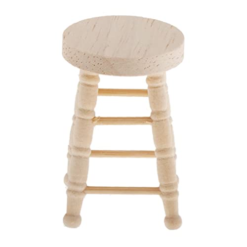 Milageto 1:12 Puppenhaus Holz Hocker für Bar und Esszimmer Milageto 1:12 Puppenhaus Holz Hocker für Bar und Esszimmer von Milageto