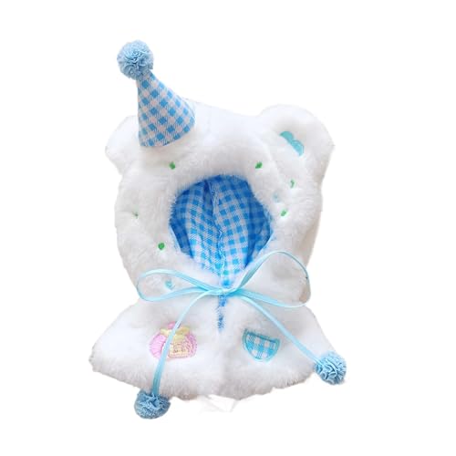 Milageto 15cm Puppenkleidung Plüschtierkleidung, Modepuppe Schal Kleidung Plüschpuppe Zubehör, Blau Milageto 15cm Puppenkleidung Plüschtierkleidung, Modepuppe Schal Kleidung Plüschpuppe Zubehör, Blau von Milageto