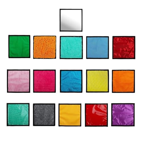 Milageto 16x Sensorische Matten Sensorische Pads Touch Tragbare Wandpaneele Bodenfliesen für Kinder im Alter von 3 bis 6 Jahren Jungen und Mädchen Milageto 16x Sensorische Matten Sensorische Pads Touch Tragbare Wandpaneele Bodenfliesen für Kinder im Alter von 3 bis 6 Jahren Jungen und Mädchen von Milageto