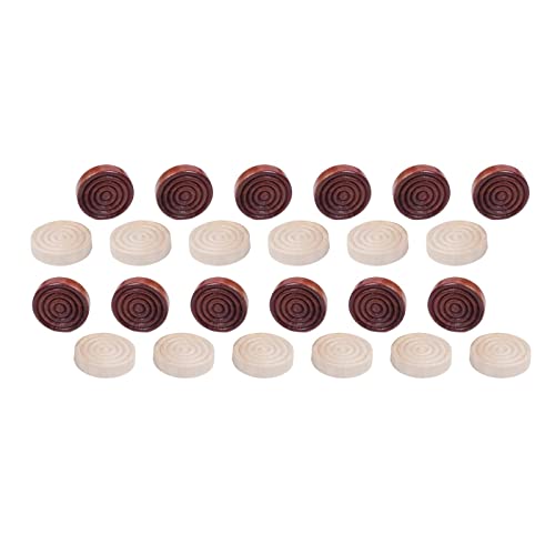 Milageto 24x Damefiguren Aus Holz & Natur mit Stapelbaren Spielen ACCS Milageto 24x Damefiguren Aus Holz & Natur mit Stapelbaren Spielen ACCS von Milageto