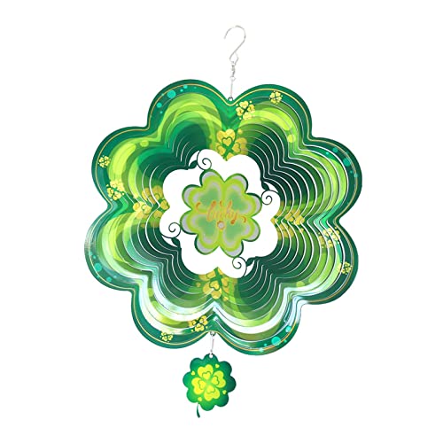 Milageto 3D Wind Skulptur, Drehbares Hängendes Whirligig Geschenk Aus Edelstahl für Hof, Terrasse, Dekoration, Basteln, Ornamente, Bunt Milageto 3D Wind Skulptur, Drehbares Hängendes Whirligig Geschenk Aus Edelstahl für Hof, Terrasse, Dekoration, Basteln, Ornamente, Bunt von Milageto