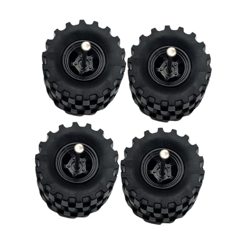Milageto 4 Teile Gummireifen für 1:64 Modellautos, einfach zu montieren, Schwarz Milageto 4 Teile Gummireifen für 1:64 Modellautos, einfach zu montieren, Schwarz von Milageto