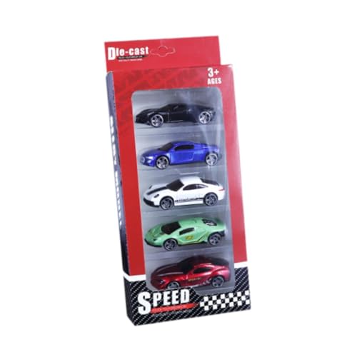 Milageto 5 Stück Druckguss Spielzeugautos für Sammler, Style C von Milageto