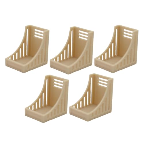 Milageto 5X Dollhouse Bookshelf Miniatur Bookshelf Dollhouse 1:12 Skala Requisiten Neuheit Buchauflage Case Szenendekor für Bürozuungen, Braun von Milageto