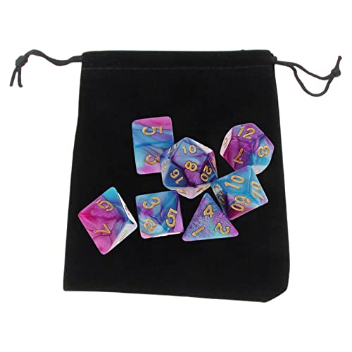 Milageto 7 Teiliges Spielwürfel, Unterhaltungsspielzeug, Neuheit, Mathe Unterricht, Rollende Würfel, Würfel Set für KTV Rollenspiele, Partys, Milageto 7 Teiliges Spielwürfel, Unterhaltungsspielzeug, Neuheit, Mathe Unterricht, Rollende Würfel, Würfel Set für KTV Rollenspiele, Partys, von Milageto