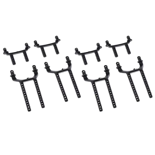 Milageto 8Pcs 1:28 RC Car Front Rear Body Post Mount Upgrade für K989 von Milageto