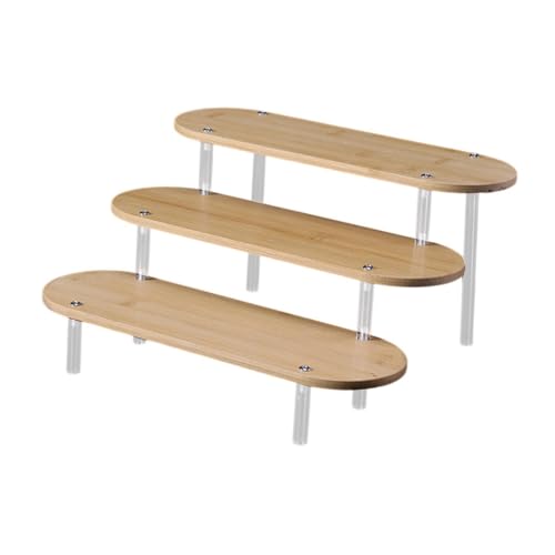 Milageto Acryl Display Riser sammelbar Mehrzweck -Display -Rack Parfüm Organizer für Figuren Kosmetische Handwerk, 30cm Milageto Acryl Display Riser sammelbar Mehrzweck -Display -Rack Parfüm Organizer für Figuren Kosmetische Handwerk, 30cm von Milageto