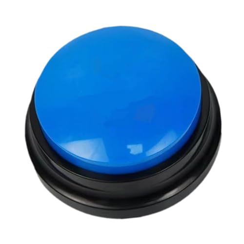 Milageto Aufnehmbarer Sprechknopf, Soundeffekt-Knopf, Spielzeug, pädagogisch, 8,8 x 4,2 cm, Hundeknopf für die Kommunikation, Geräuschmacher, Dunkelblau Milageto Aufnehmbarer Sprechknopf, Soundeffekt-Knopf, Spielzeug, pädagogisch, 8,8 x 4,2 cm, Hundeknopf für die Kommunikation, Geräuschmacher, Dunkelblau von Milageto