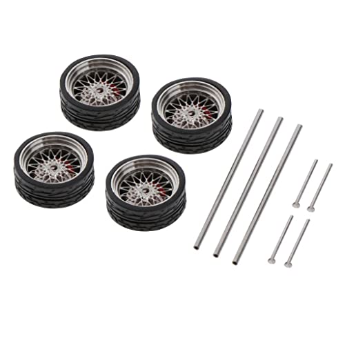 Milageto Autoräder Multi Größe A20 für RC 1/64 Scale Automodelle Gummibänder Spielzeug Geschenke, A9 Milageto Autoräder Multi Größe A20 für RC 1/64 Scale Automodelle Gummibänder Spielzeug Geschenke, A9 von Milageto