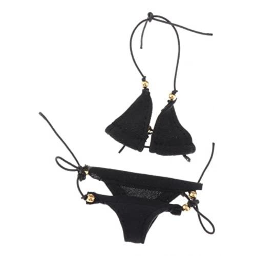Milageto BH Und Set Puppen Bodysuit für 12 Zoll Mädchen Puppen Unterwäsche, Schwarz Milageto BH Und Set Puppen Bodysuit für 12 Zoll Mädchen Puppen Unterwäsche, Schwarz von Milageto