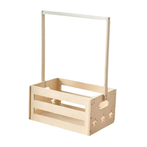 Milageto Babyparty -Kiste Kleiderschrank, Aufbewahrungskiste Hamper, Lagerkorb, Babykorb mit Griff, Geschenkekorb für Neue Eltern, Style A von Milageto