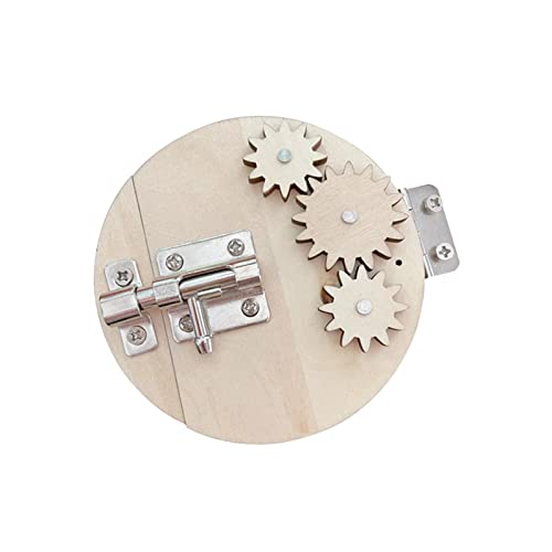 Milageto Kids Montessori Busy Board Spielzeug Holz Lernspielzeug Mehrzweck DIY Zubehör Spielzeug Sensory Activity Boards für Vorschule Kinder, Gang Milageto Kids Montessori Busy Board Spielzeug Holz Lernspielzeug Mehrzweck DIY Zubehör Spielzeug Sensory Activity Boards für Vorschule Kinder, Gang von Milageto