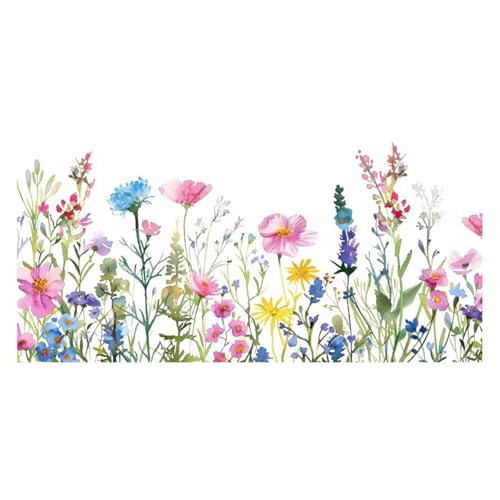Milageto Blumen-Glasaufkleber, Blumen-/Pflanzen-Fensteraufkleber, Hintergrunddekoration, statisch haftend, Mehrfarbig, für Büro, Wohnheim, Balkon, Schlafzimmer, Type A Milageto Blumen-Glasaufkleber, Blumen-/Pflanzen-Fensteraufkleber, Hintergrunddekoration, statisch haftend, Mehrfarbig, für Büro, Wohnheim, Balkon, Schlafzimmer, Type A von Milageto