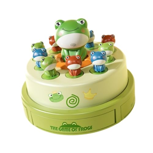 Milageto Brettspiel mit springenden Fröschen, Fangmusikspiele, rotierend, Vorschulspielzeug, Familienspiel für Kinder im Alter von 4–6 Jahren, Milageto Brettspiel mit springenden Fröschen, Fangmusikspiele, rotierend, Vorschulspielzeug, Familienspiel für Kinder im Alter von 4–6 Jahren, von Milageto
