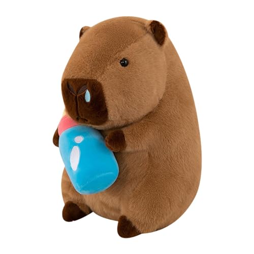 Milageto Capybara-Plüschtier, Capybara-Plüschtier, Cartoon-Simulation, Stofftier, Plüsch-Capybara-Puppe für Teenager und Erwachsene, 35CM von Milageto